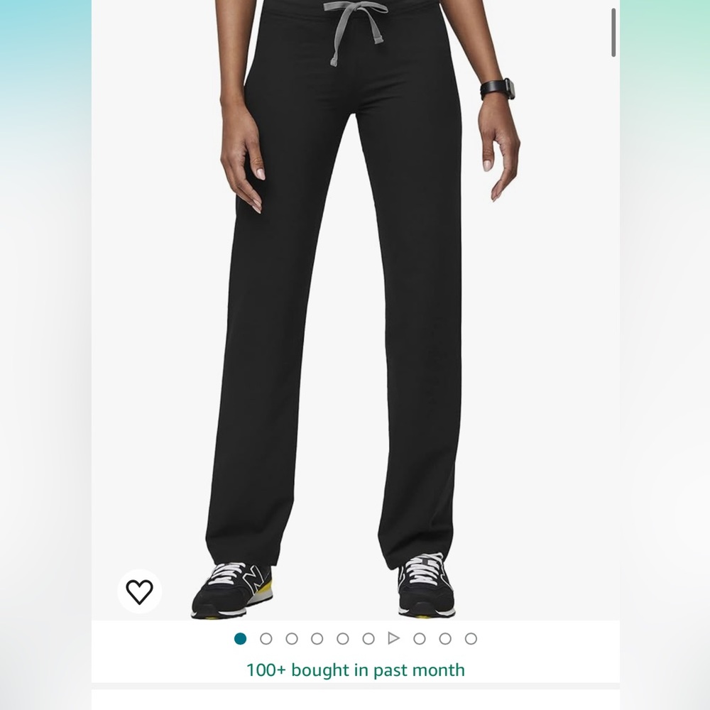 Figs black scrubs size large